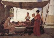 John William Waterhouse The flower Stall china oil painting reproduction